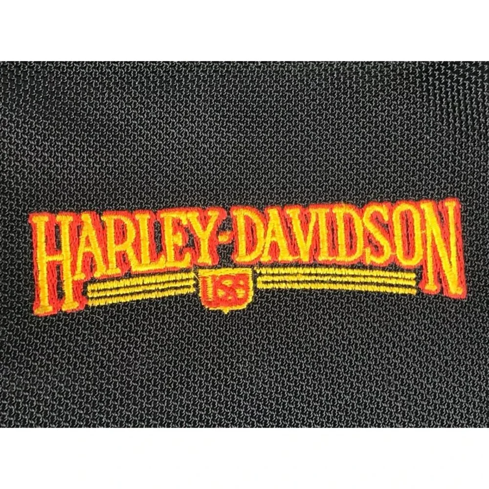 Harley Davidson Unisex Adult Black Pockets Adjustable Double Strap Duffle‎ Bag